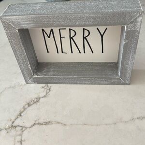 Merry sign Christmas decor